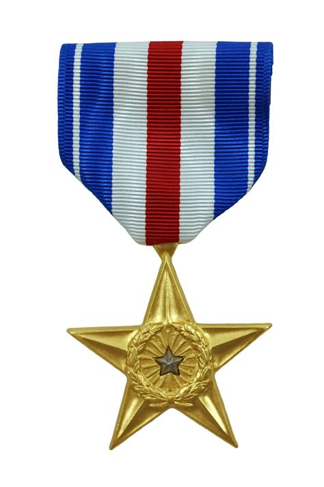 ﻿la estrella de plata por valentía en el ejército