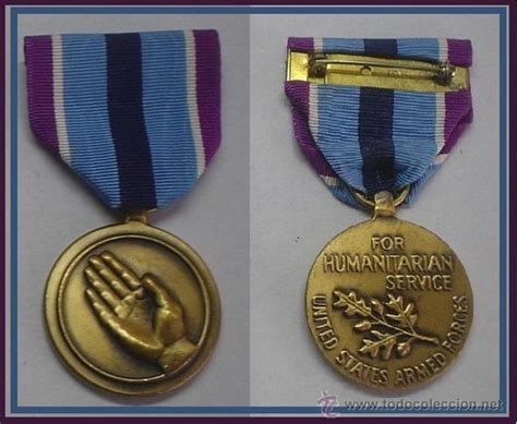 ﻿la medalla por servicio humanitario: descripción e historia
