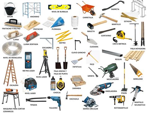 ﻿lista de herramientas comunes utilizadas por un custodio