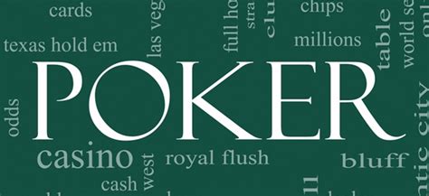 ﻿poker terimleri ingilizce: terimleri