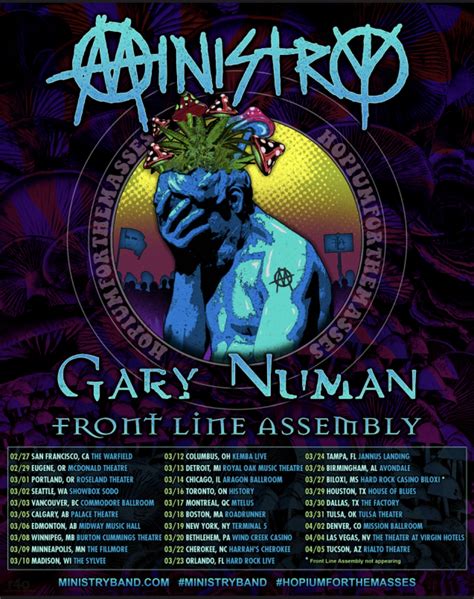 🅰🆁🆃🆂🆃🆁🅰🅳🅰 🅼🅰🅶🅰🆉🅸🅽🅴 on Twitter: "Ministry with Gary Numan and special ...