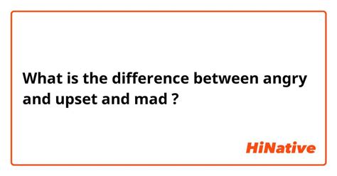 🆚What is the difference between "Mad" and "crazy" ? "Mad