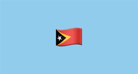 🇹🇱 Flag: Timor-Leste Emoji on Apple iOS 11.3