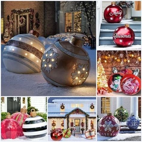 2024 🎄 Christmas Inflatable Beach Balls: The Ultimate Holiday Decoration 🏖️-marketplaceplus.shop