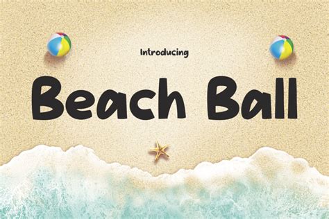 2024 🏖️ Beach Ball Font: A Fun and Playful Typography Trend-marketplaceplus.shop