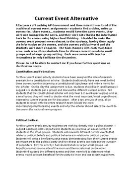 👍 Current event assignment example. Current events assignment template