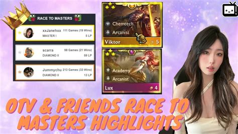 👑 OTV & Friends TFT Race to Masters Highlights 👑 TFT SET 6