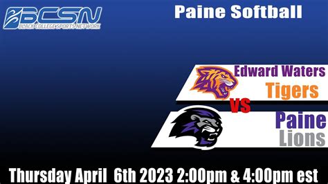 🔴 Edward Waters vs. Paine College NCCAA-2024 Softball