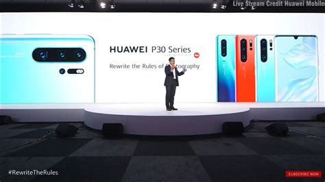 🔴 LIVE : Huawei P30 & P30 Pro Launch Event Rewrite The Rules Paris