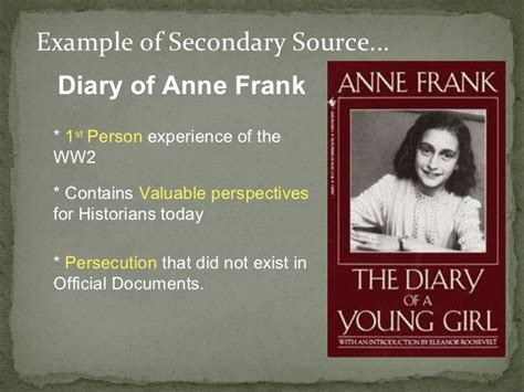 😍 Define secondary source in history. Using Primary and Secondary