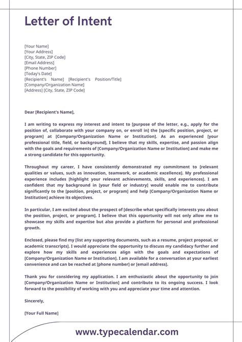😍 Example of for future study. Letter of