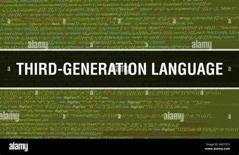 😎 Third generation computer language. Generation of programming