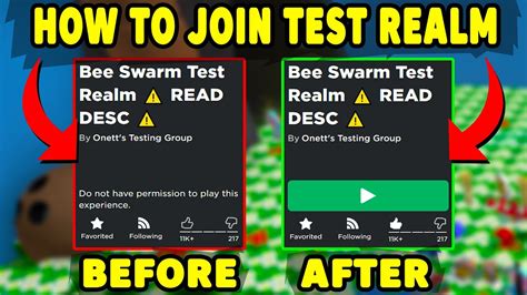 😲Do This to Join TEST REALM in Bee Swarm Simulator Roblox YouTube