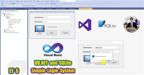 🚀 Visual Basic How to Create a User Login System using Entity Framework 6 and SQLite in