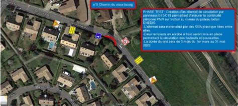 🚧 INFOS TRAVAUX - CHEMIN DU VIEUX BOURG