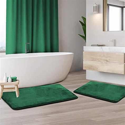 2024 🚿 Introducing Emerald Green Bath Rugs: A Refreshing Addition to Your Bathroom Decor! 🌊-marketplaceplus.shop