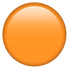 🟠 Large Orange Circle Emoji - emojipedia.org