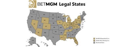 Де BetMGM Legal? - Список усіх штатів груд.