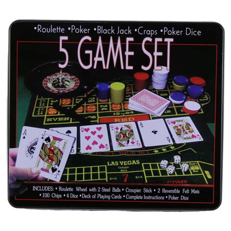  5 in 1 casino game set/ohara/modelle/844 2sz garten