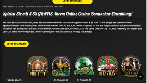  888 casino bonus ohne einzahlung