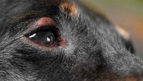  A puppy swollen eye can be caused by an allergic reaction