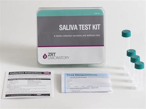  A self-collection test has a kit for gathering urine, saliva, or another type of sample to send to a lab for testing