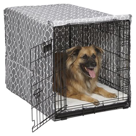  After a hard day of play the peace and quiet of a crate will enable your pup to have a well-deserved nap