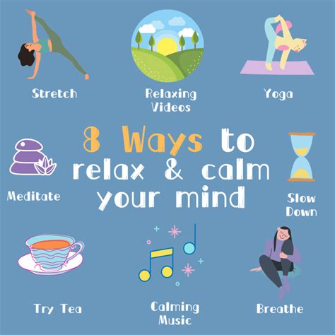  Alleviate some fear and encourage relaxation and calm