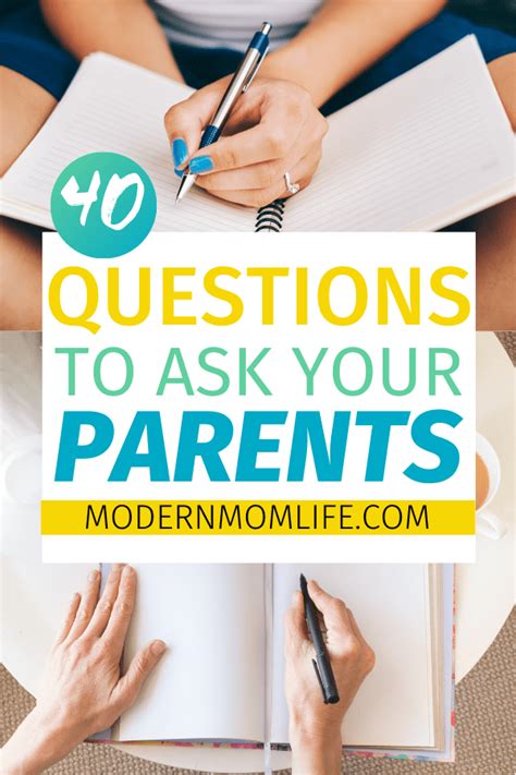  Always ask about the parent