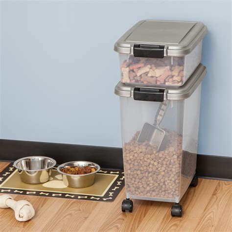  Always store dog food in a tight airtight container in a cool, dry place