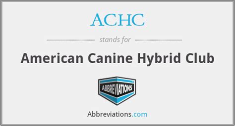  American Canine Hybrid Club