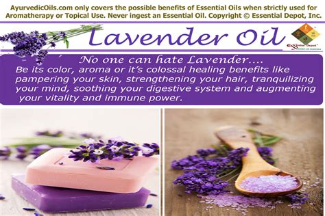 And, lavender has anti-inflammatory and analgesic properties