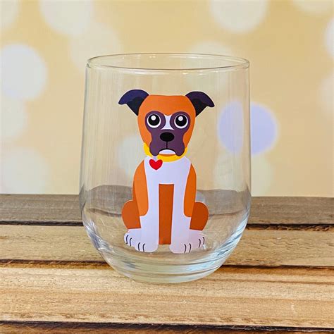  And in turn, I am giving away this stemless boxer wine glass Jump to