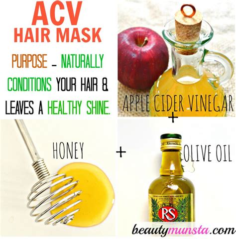  Apple Cider Detoxifying Hair Mask After washing your hair, put on a mask that helps the body eliminate toxins