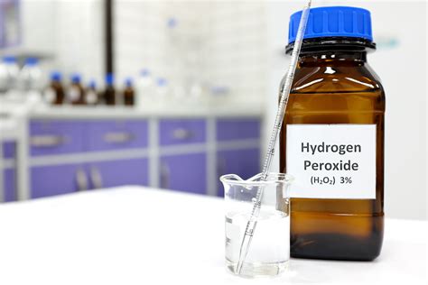  As discussed earlier, hydrogen peroxide is dangerous if handled carelessly
