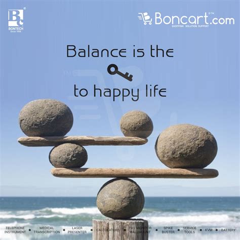  Balance is key