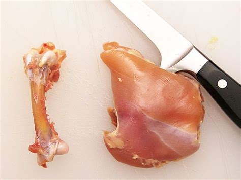  Be sure the chicken does not contain any bones and is mostly white meat