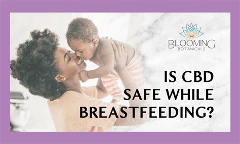  Breastfeeding: Although there are no studies on this, experts recommend not consuming CBD while breastfeeding