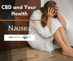  CBD has been shown to suppress both nausea and anxiety in animals