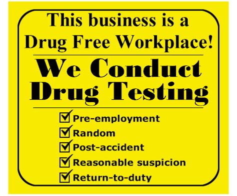  Call Now What happens during workplace drug testing? An applicant is notified that pre-employment drug testing will need to take place as part of the application process