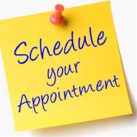  Call to schedule your collection appointment time or to make changes to your existing appointment