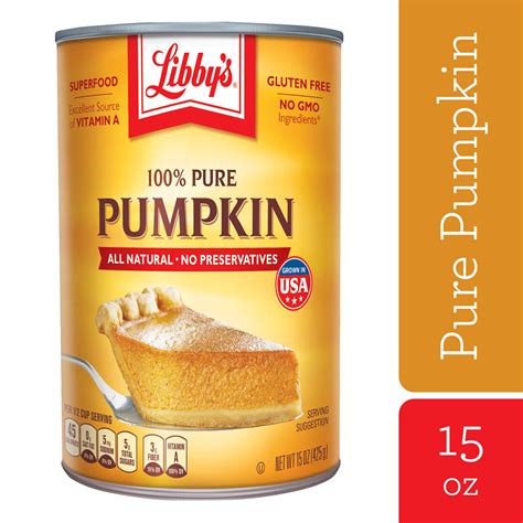  Canned Pumpkin is considered a 
