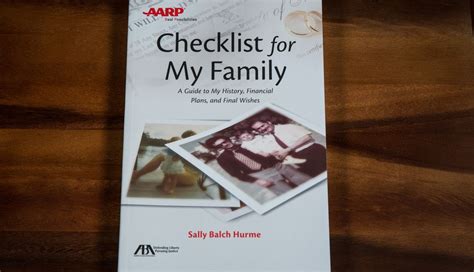  Checklist for My Family Is A Helpful Guide for End of Life Decisions