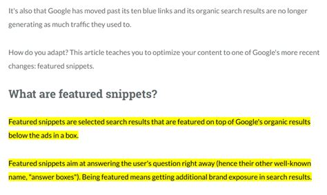  Control your snippets Below the title link, a search result typically has a description of the target page to help users decide whether they should click the search result