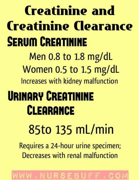  Creatinine refers to a waste product produced by your muscles and is a measure of urine concentration