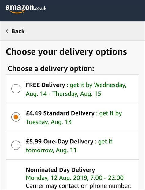  Delivery options are also available