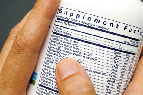  Dietary Supplements: Certain ingredients in dietary supplements might interfere with drug tests