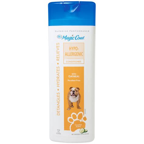  During the dry winter months, use a dog-specific conditioner to help keep their coat and skin hydrated
