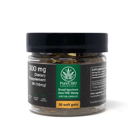  Each jar contains 30 softgels consisting of the best CBD oil