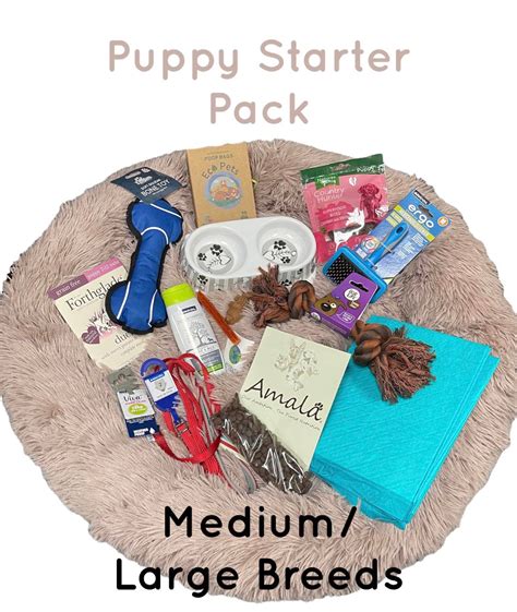  Each puppy will come with a puppy pack filled with items to take to their new home as well
